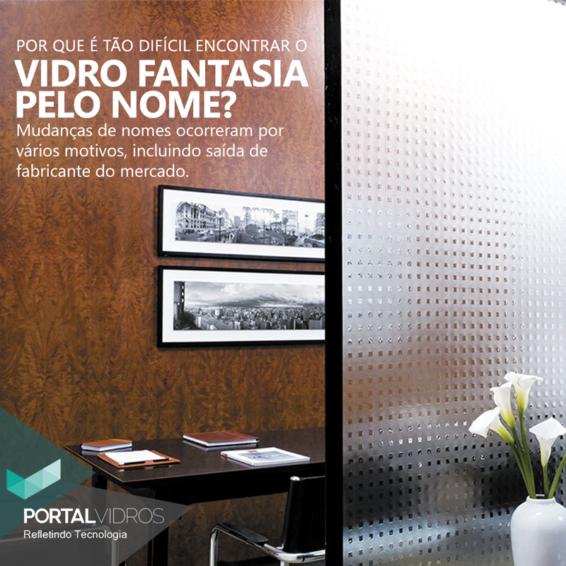 Por que é tão difícil encontrar o vidro fantasia pelo nome?