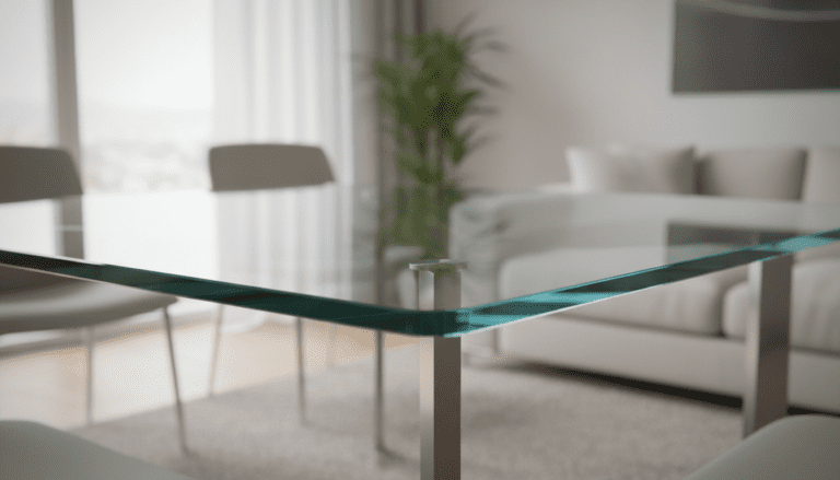 tampo de mesa - vidro float