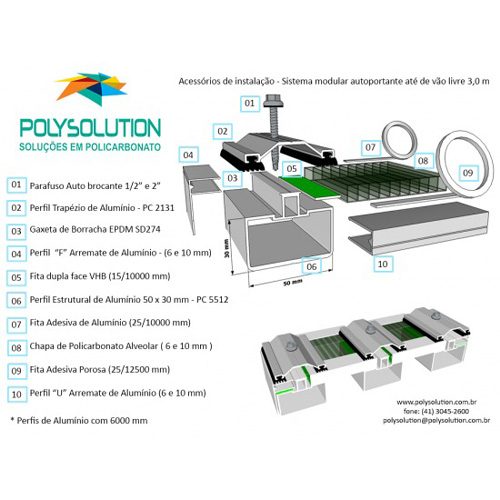 Perfís de Alumínio